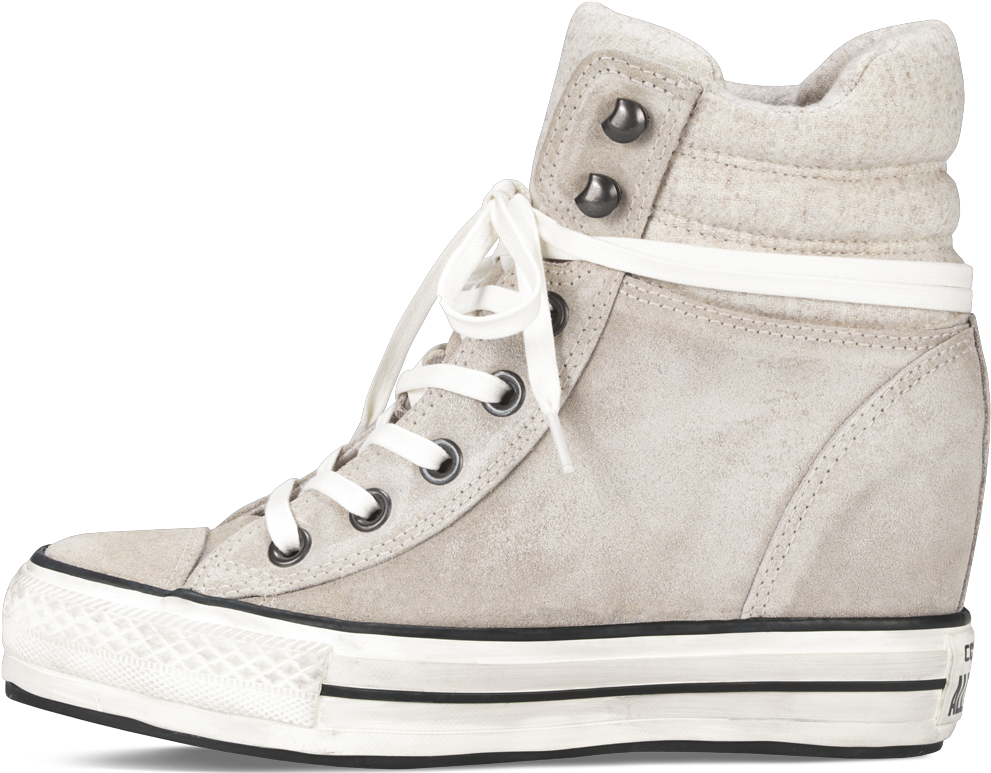 Chuck Taylor Platform Plus Collar Portrait Gray - Converse (1000x1000), Png Download