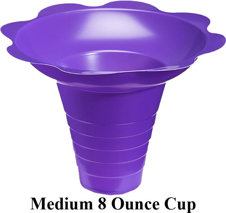 Flower Cups In One Color (750x719), Png Download