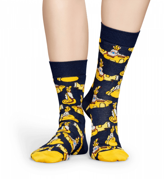 Yellow Submarine Sock - Sock (548x600), Png Download