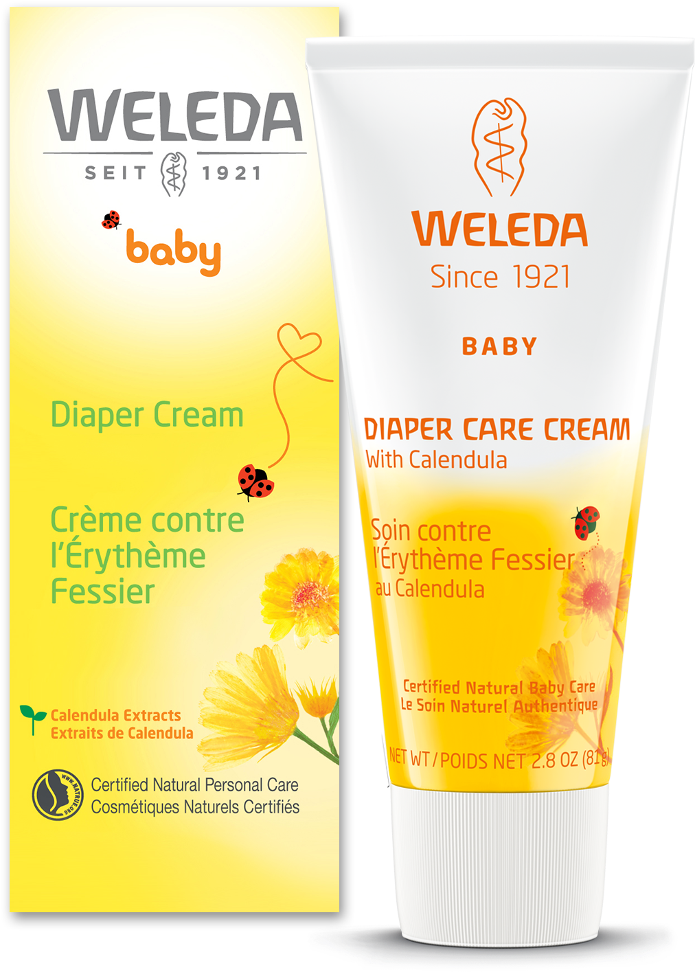 Baby Diaper Care Cream With Calendula - Weleda Birch Cellulite Oil, 3.4 Ounce (1200x1500), Png Download