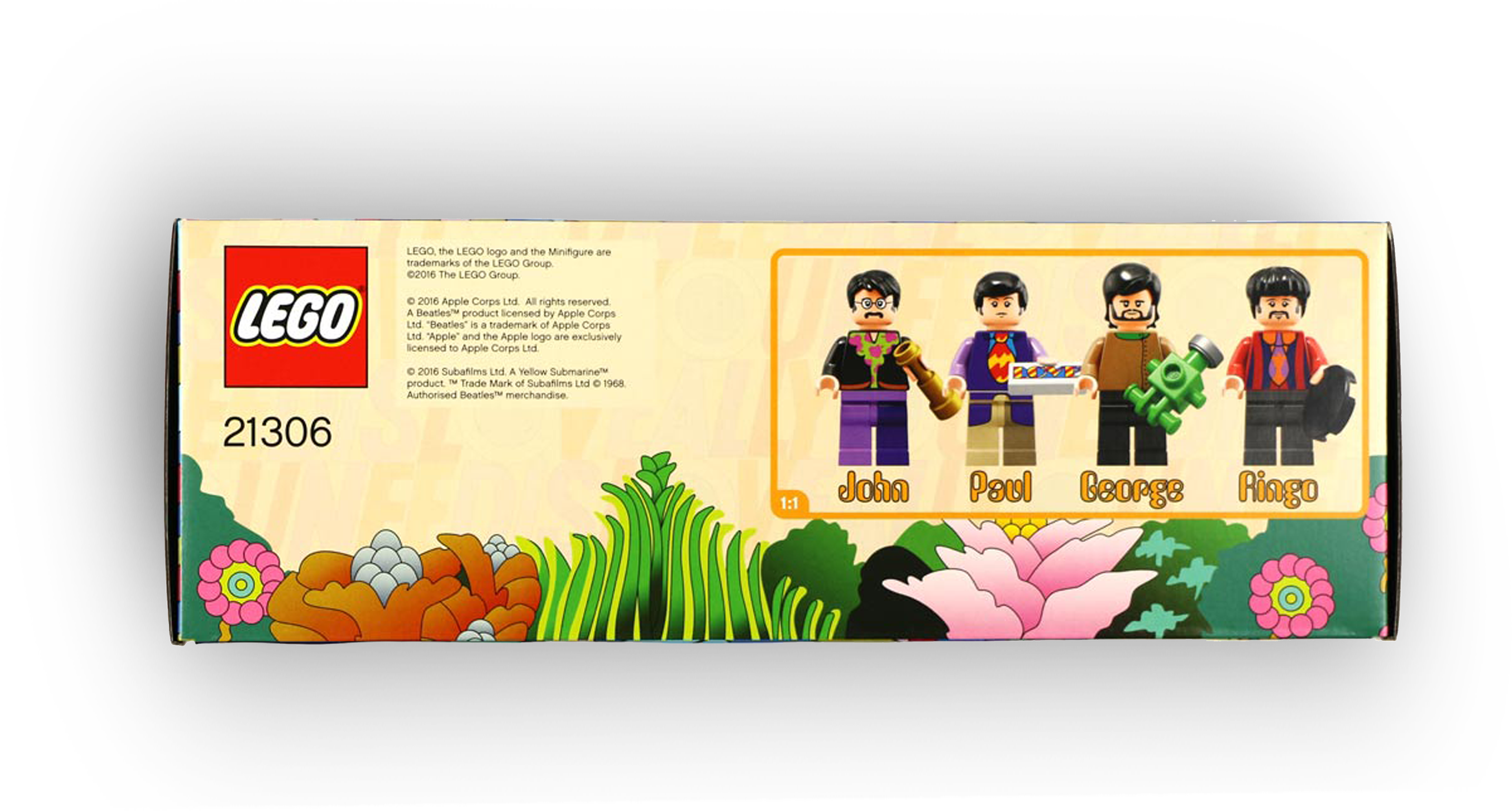 Beatles Band Legends Character Minifigure Lego Mini (3840x2688), Png Download