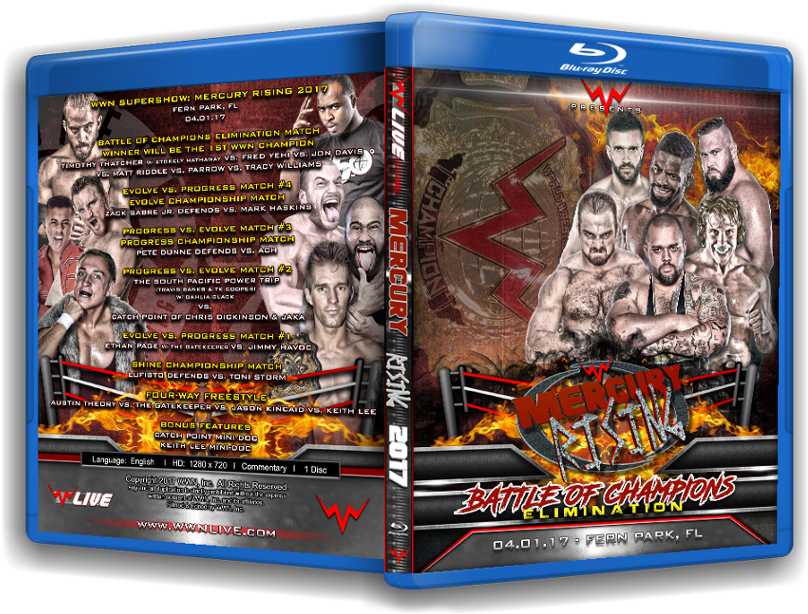 Wwn Mercury Rising 2017 Blu-ray (875x656), Png Download