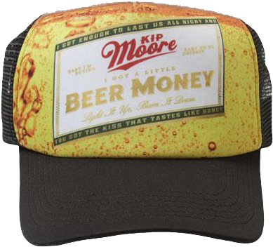Black Beer Money Hat - Label (600x600), Png Download