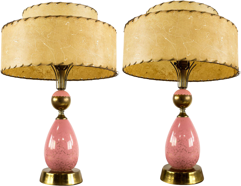 Full Size Of Vintage Mid Century Modern Table Lamps - Electric Light (848x1000), Png Download
