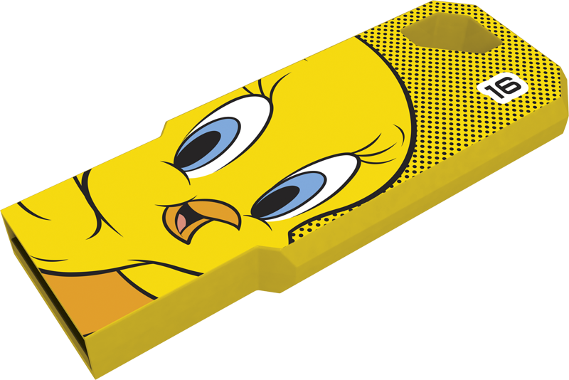 M750 Looney Toons Bunny - Emtec - Looney Tunes - 3 Pack 16gb (bugs Bunny/tweety (800x534), Png Download