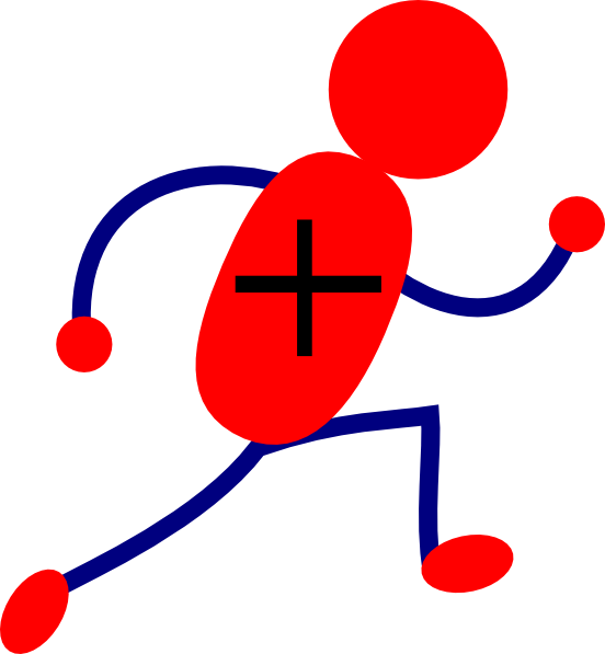 Charge Positive And Negative (552x597), Png Download