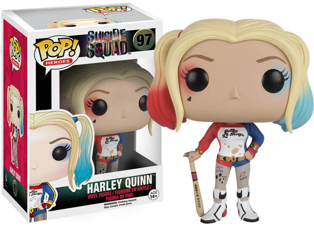 Harley Quinn - Suicide Squad - Funko Dc Comics Harley Quinn Vinyl Pop (640x640), Png Download