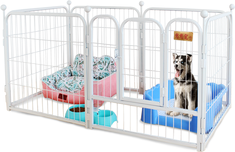 [send Card Corner] 憨憨 Pet Dog Cage Dog Cage Dog Fence - Dog (800x800), Png Download
