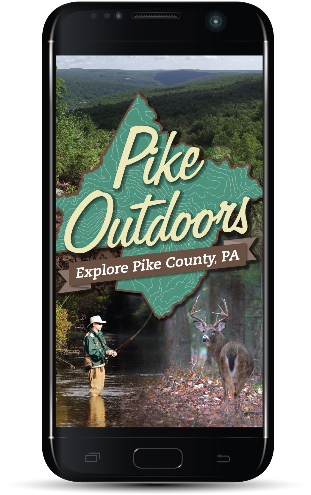 Pike Outdoors App - Pennsylvania (1220x1669), Png Download