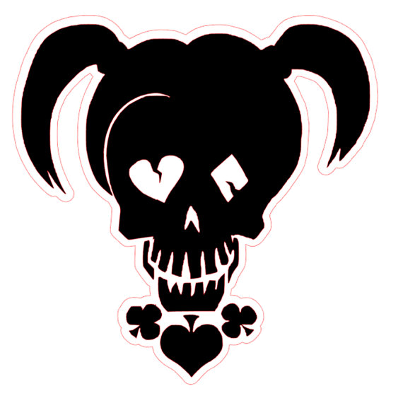 Clip Art Free Techflourish Collections Attack On - Suicide Squad Harley Quinn Logo Png (570x570), Png Download