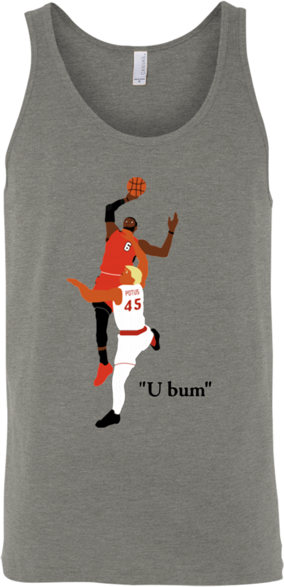 Lebron James Dunks On Trump You Bum Shirt - Alpha Kappa Alpha Devise Réservoir (1155x1155), Png Download