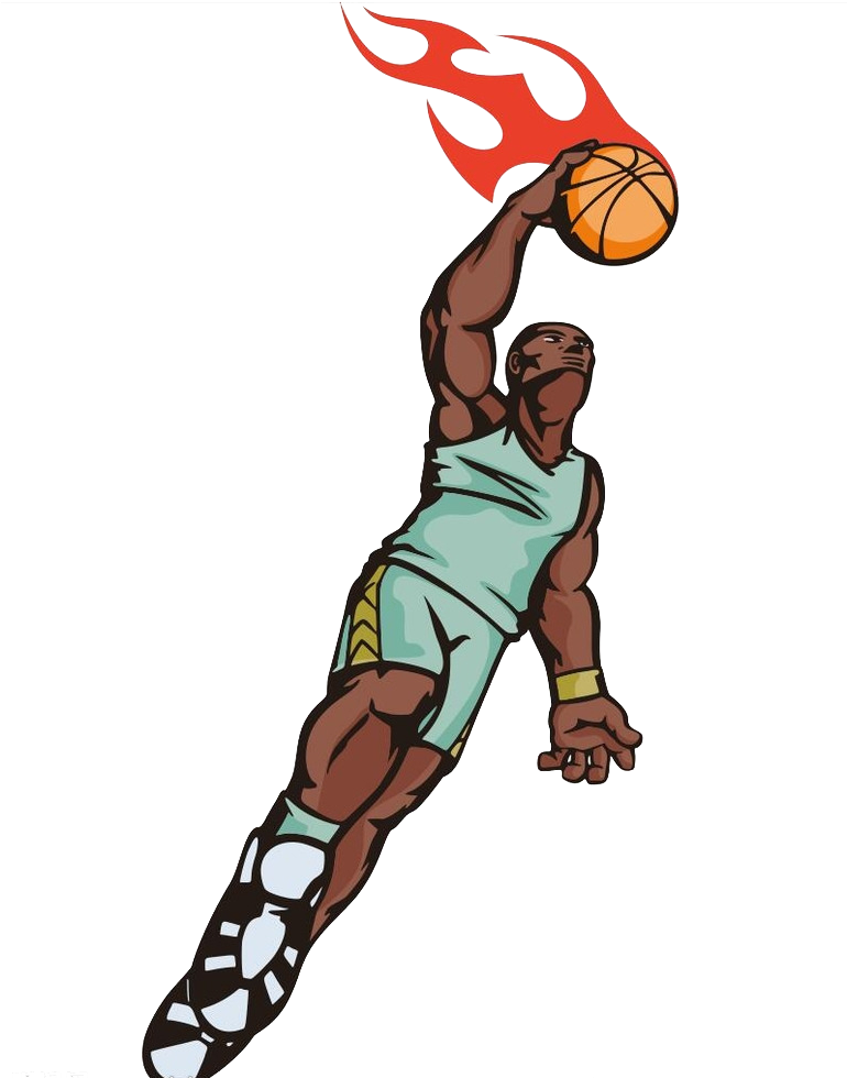 Basketball Sport Slam Dunk Illustration - Basketball (769x1000), Png Download