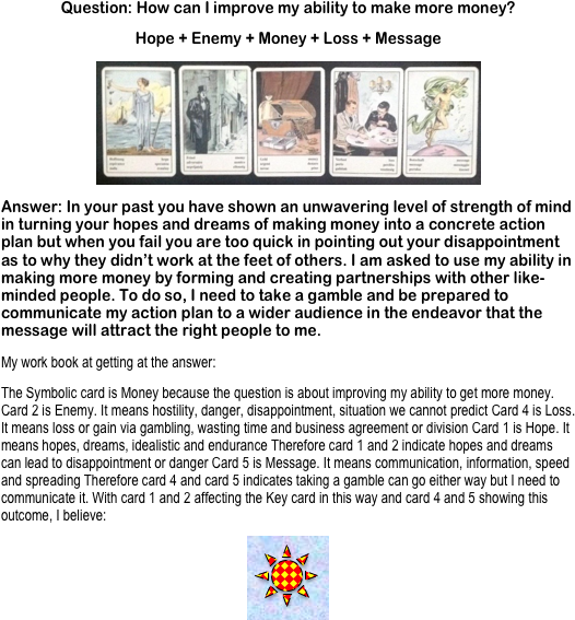 Andrew K Reading On Money - Tarot Karte (540x646), Png Download