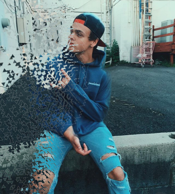 Edited By Ayana - Jonah Marais In Blue (573x636), Png Download