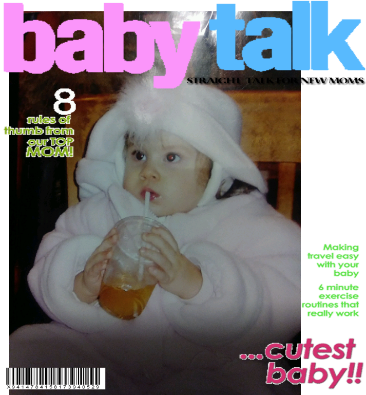 Baby Girl Summer Rae Https - Magazine (720x773), Png Download