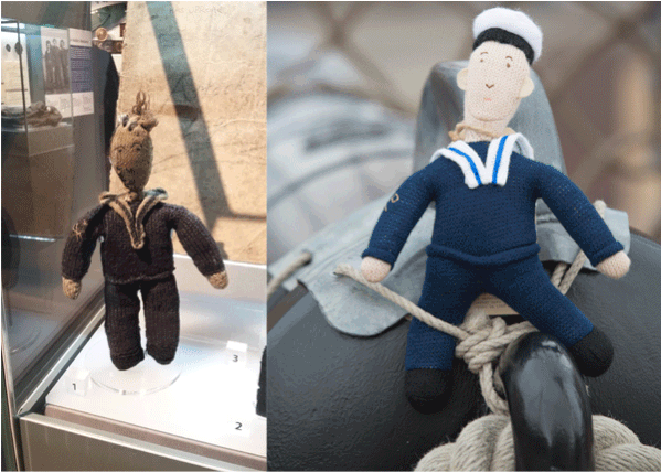 We're So Proud Of Our Little Knitted Sailor - Figurine (598x600), Png Download