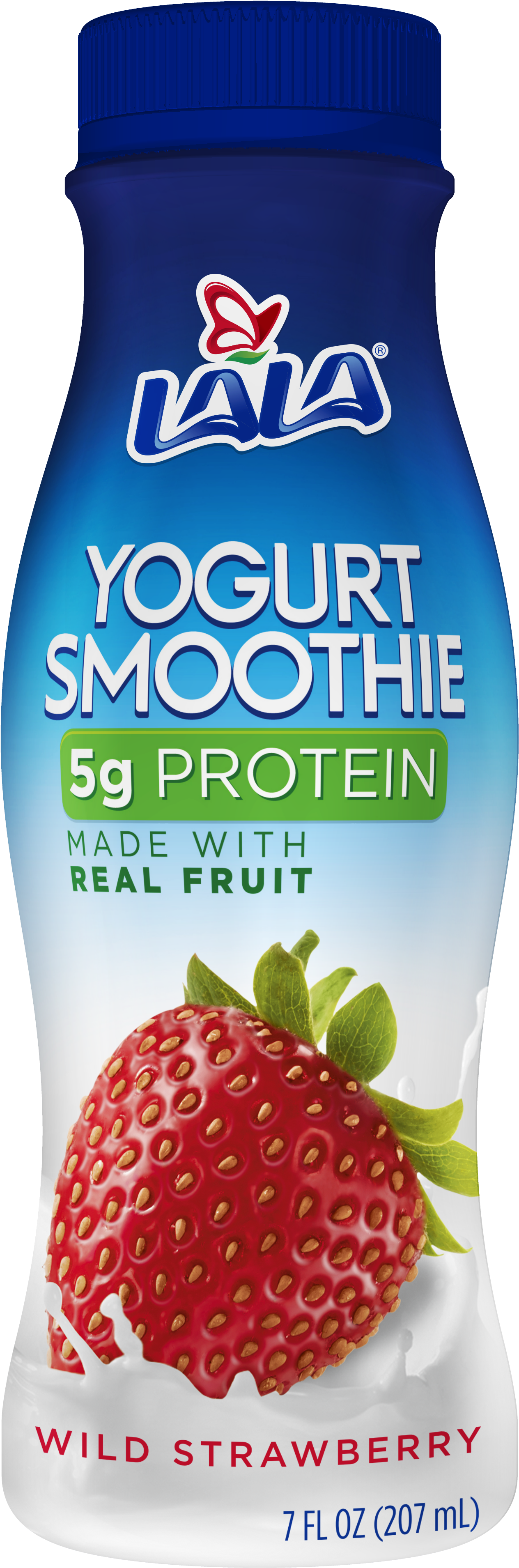 “perfect 7oz Size For On The Go Consumers - Lala Smoothie Pina Colada (1558x4133), Png Download