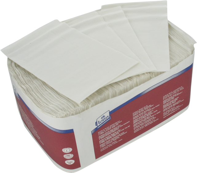 Napkin, Paper, 1-ply, 31x31cm, White - 477512 Tork Counterfold White Dispenser Napkin, 1ply, (640x640), Png Download