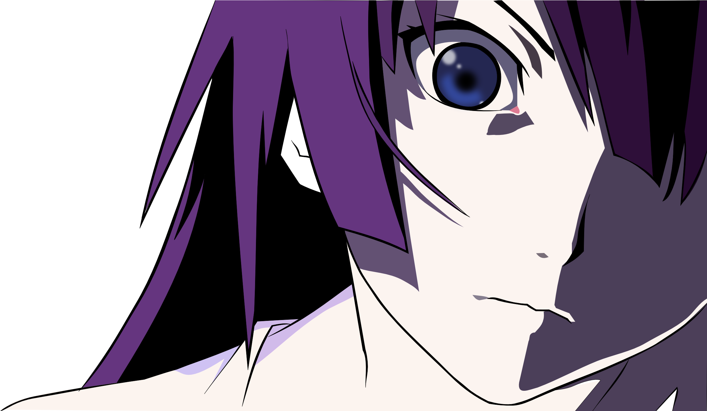 #monogatari Series, #senjougahara Hitagi - Hitagi Senjougahara (2560x1440), Png Download