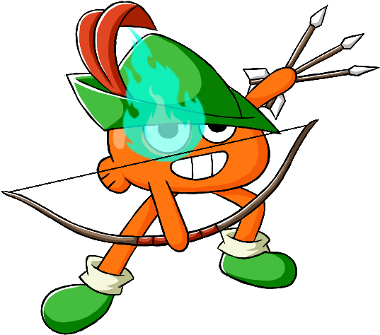 Tafog Darwin The Archer Radiumiven The Amazing World (600x520), Png Download