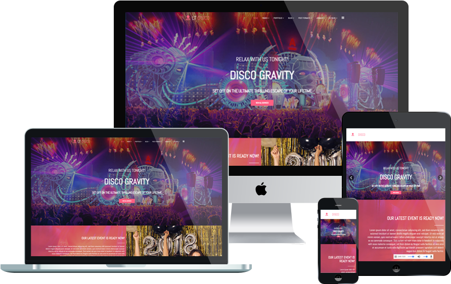 Lt Disco Is An Attractive Club Joomla Format Which - Free Template Joomla 3.7 Orange (1000x750), Png Download