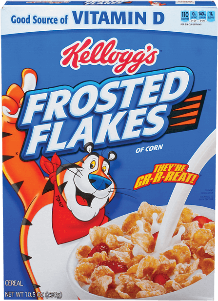 Frosted Flakes Cereal Png Png Library Library (750x750), Png Download