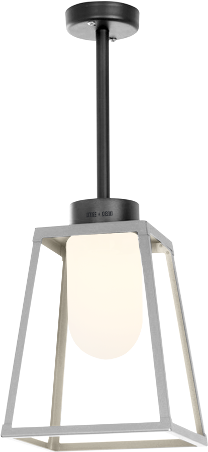 Outdoor Ceiling Lantern Frosted Glass - Roger Pradier (900x900), Png Download