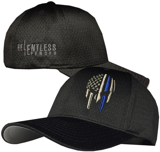 Police Hat, Thin Blue Line, Hat, Gladiator, Police - Thin Blue Line (560x560), Png Download