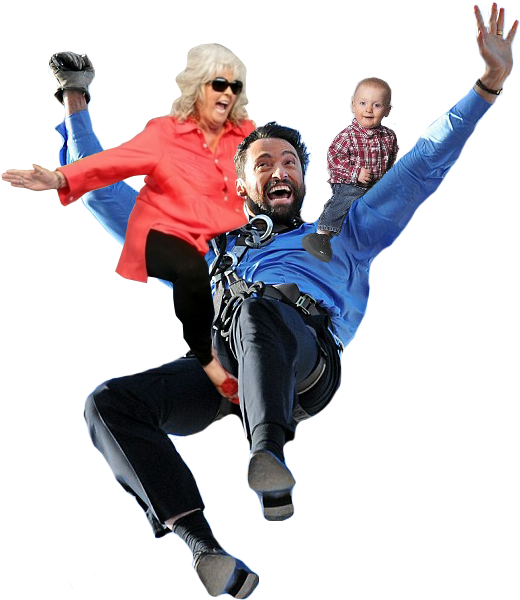 Earl Wayne Hiers, Sr Paula Deen Fun - Hugh Jackman Can Ride Anything (538x611), Png Download