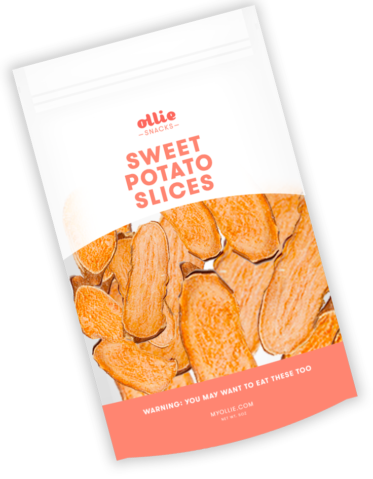 Ollie Pets Grain Free Sweet Potato Slices Dehydrated - Flyer (736x946), Png Download
