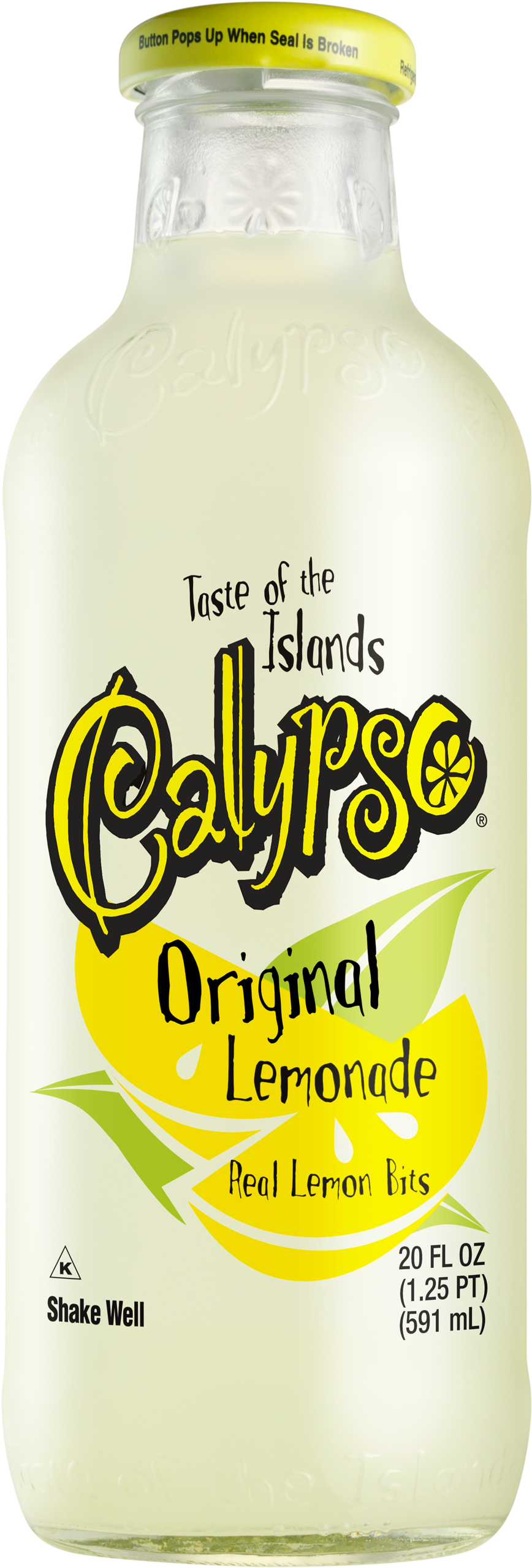 Calypso Original Lemonade - Calypso Lemonades 6 - 20 Oz Bottles (original Lemonade) (1500x3000), Png Download