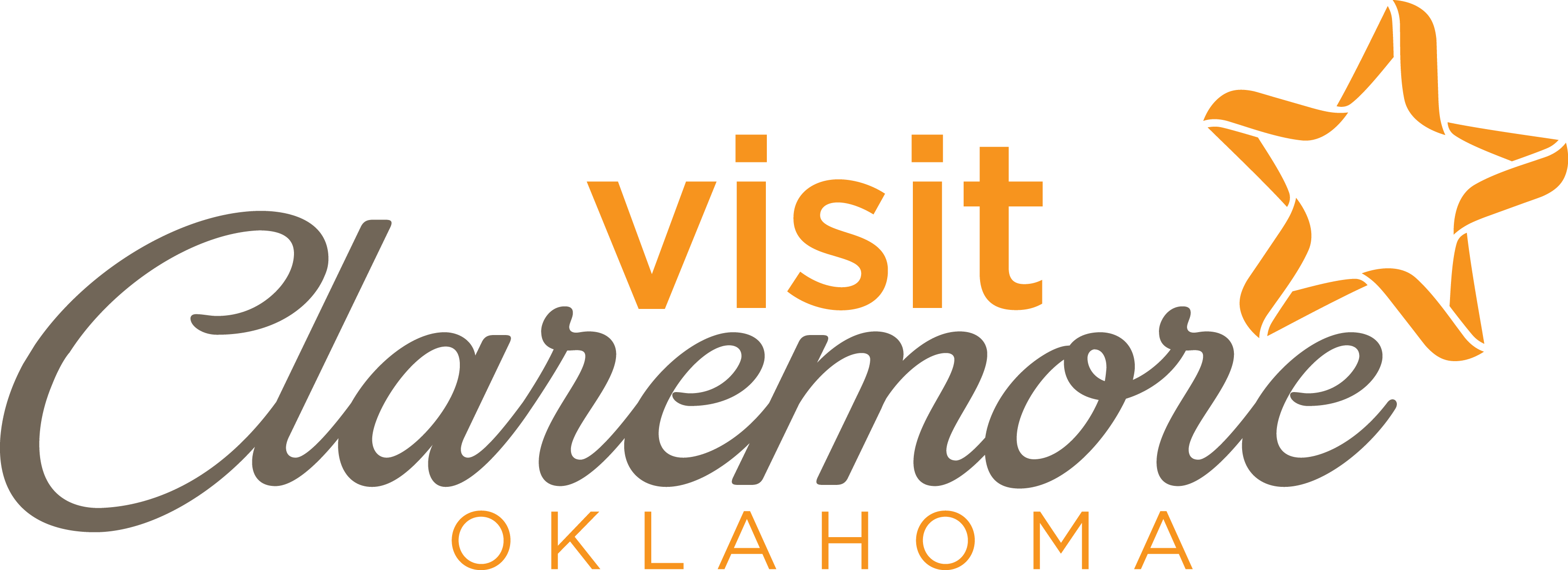 Visit Claremore - Claremore (3243x1179), Png Download
