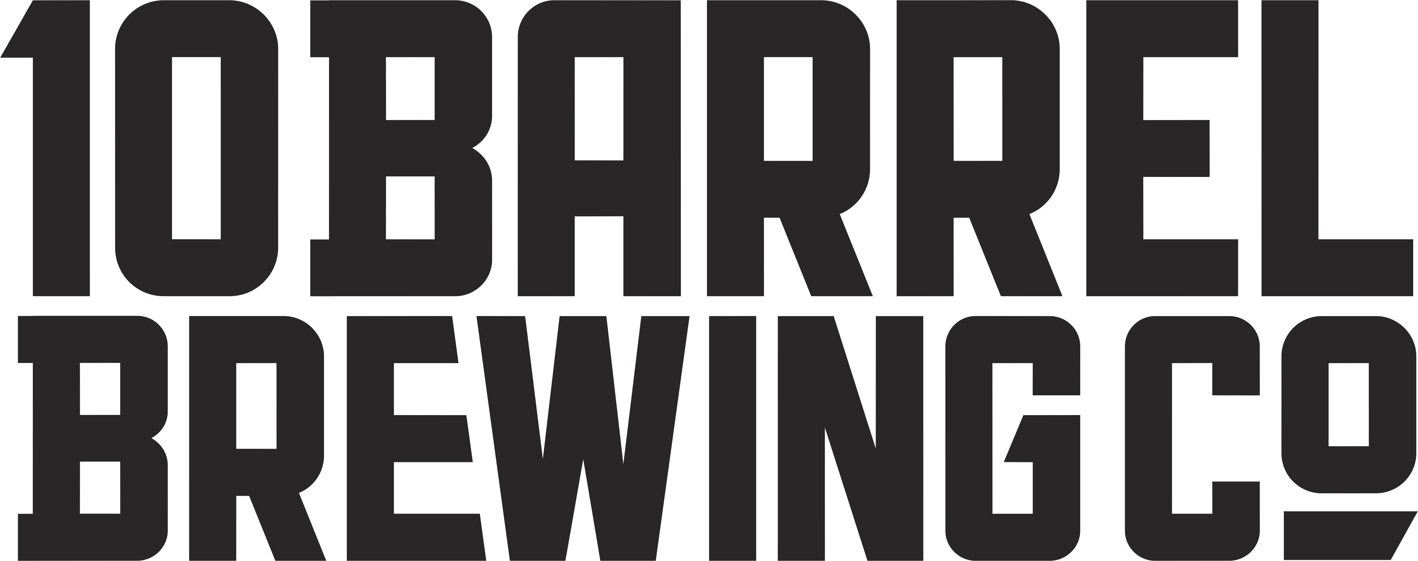*for Ages 21 And Over Only - 10 Barrel Brewing Co Logo (4706x1864), Png Download