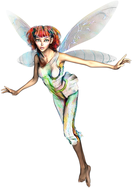 Report Abuse - Fairy (492x640), Png Download