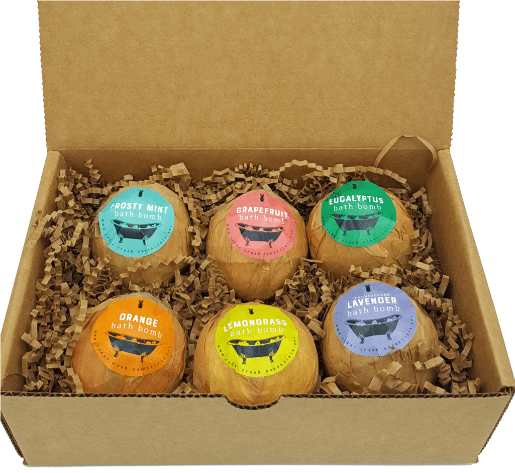 Bath Bomb Gift Set Of 6 Xl Assorted - Shipping Bath Bombs (1024x1024), Png Download