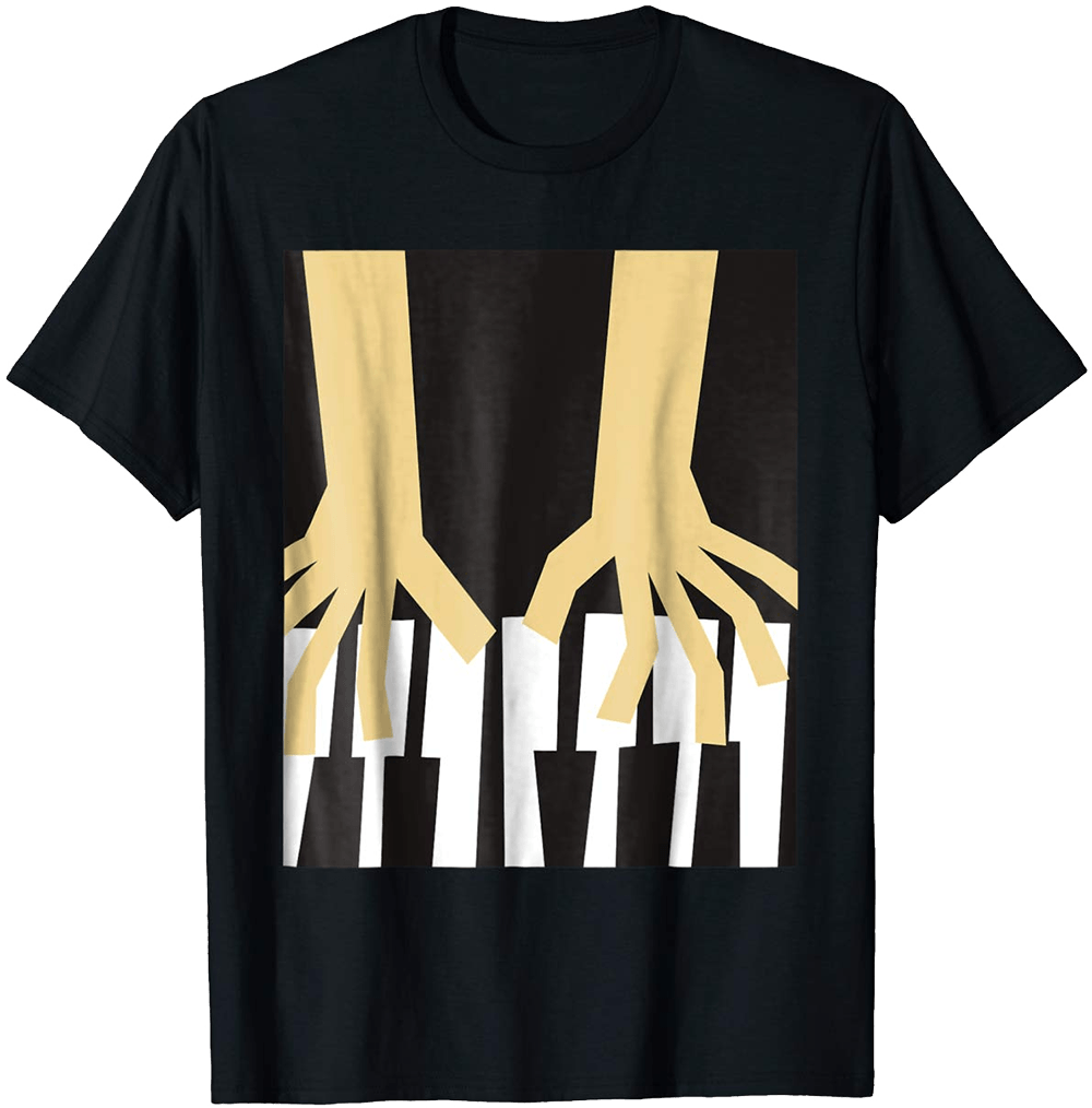 The Jazz Pianist T-shirt - T-shirt (1000x1014), Png Download