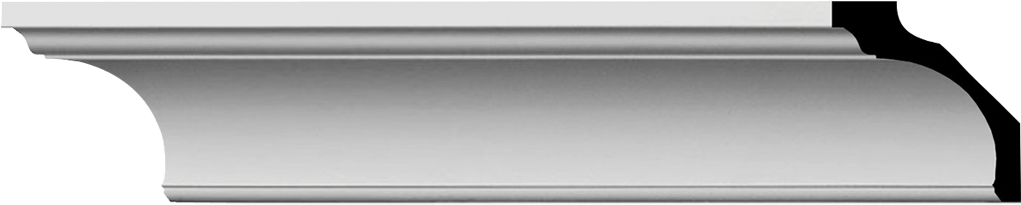 3 1/2"h X 3 3/8"p X 4 7/8"f X 94 1/2"l Holmdel Traditional - Monochrome (1020x350), Png Download