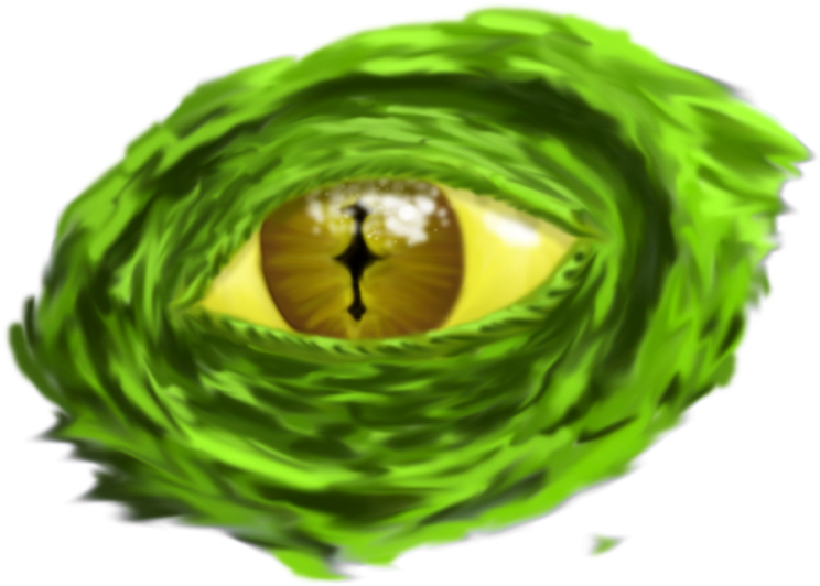 Reptile Eye Png - Painting (1028x777), Png Download