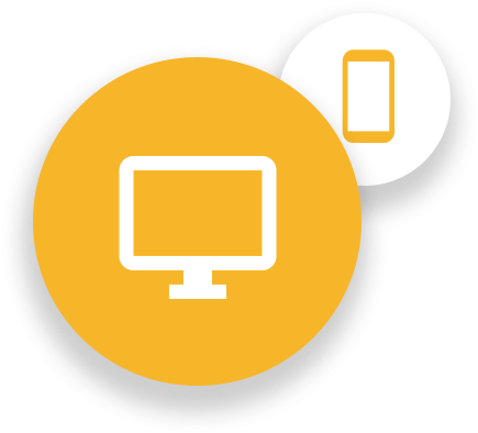 Desktop And Mobile - Circle (800x728), Png Download