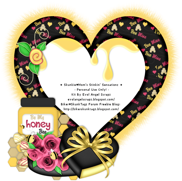 Evol Angel Scrapz Valentines Day Clusters - Heart (640x640), Png Download