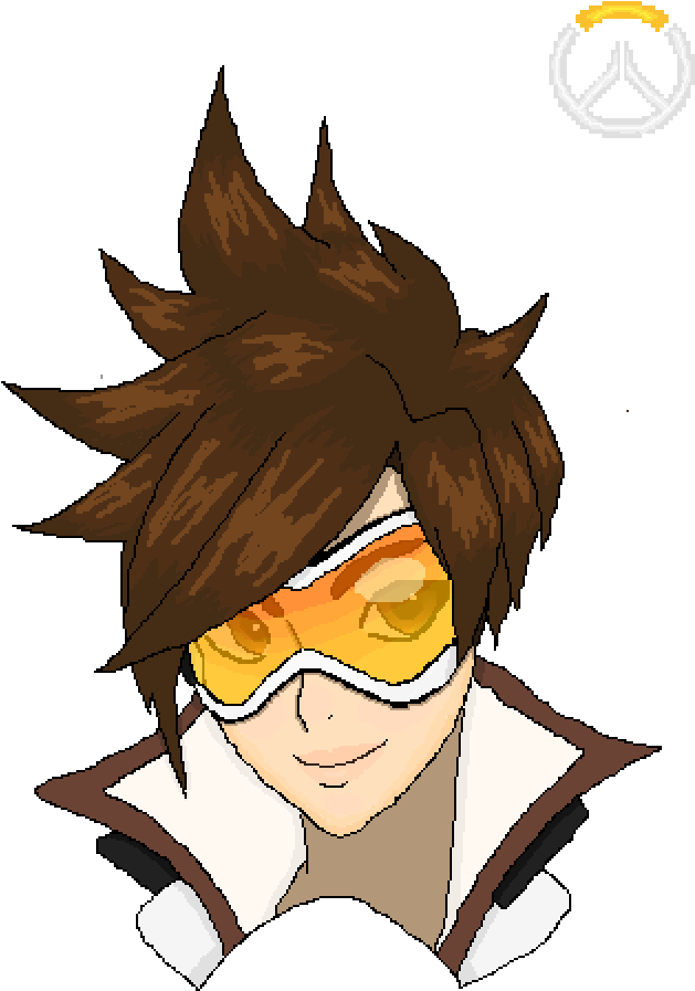 Tracer - Cute Tracer Overwatch (720x1000), Png Download
