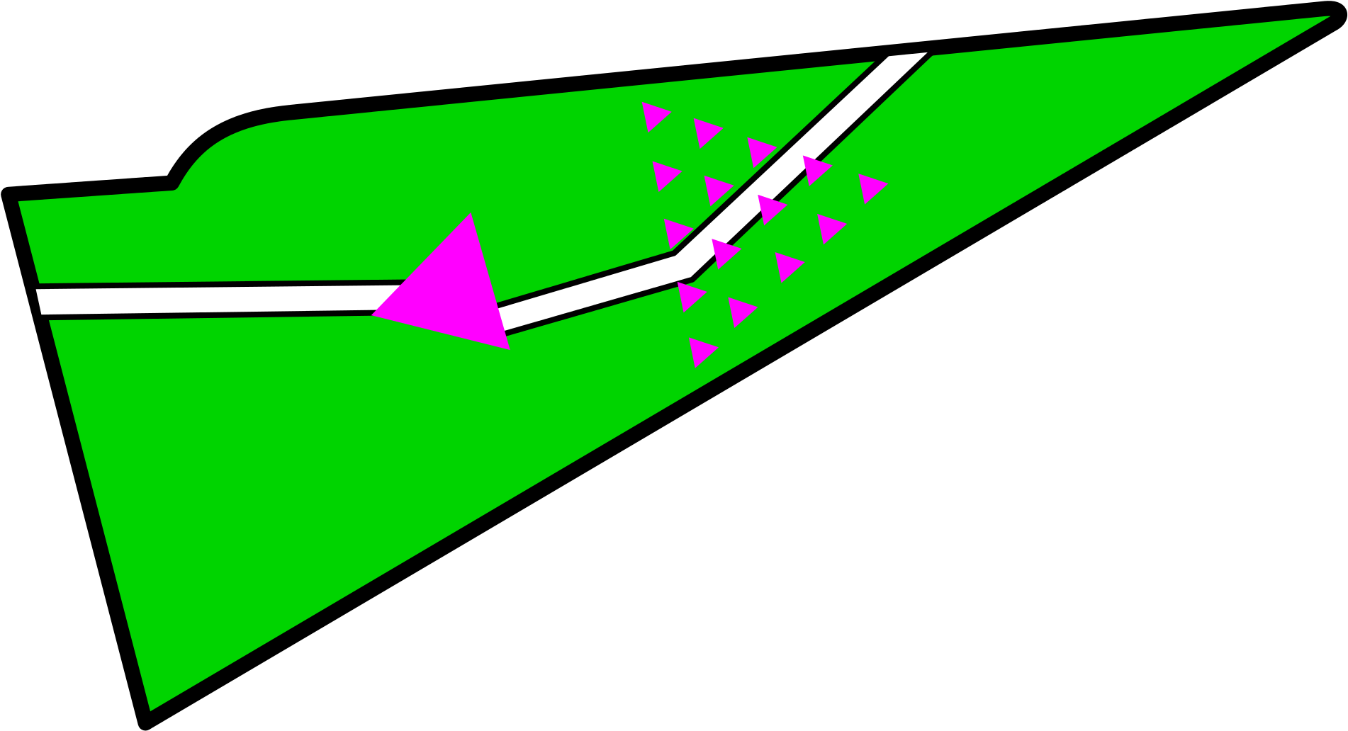 Open - Parque En Forma De Triangulo (2000x1151), Png Download