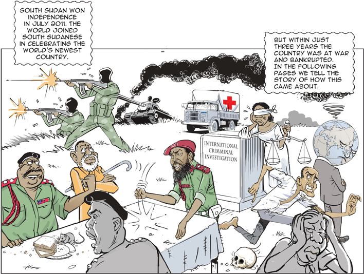 Free Library Cartoon Movement - Political Cartoons Of South Sudan (738x544), Png Download