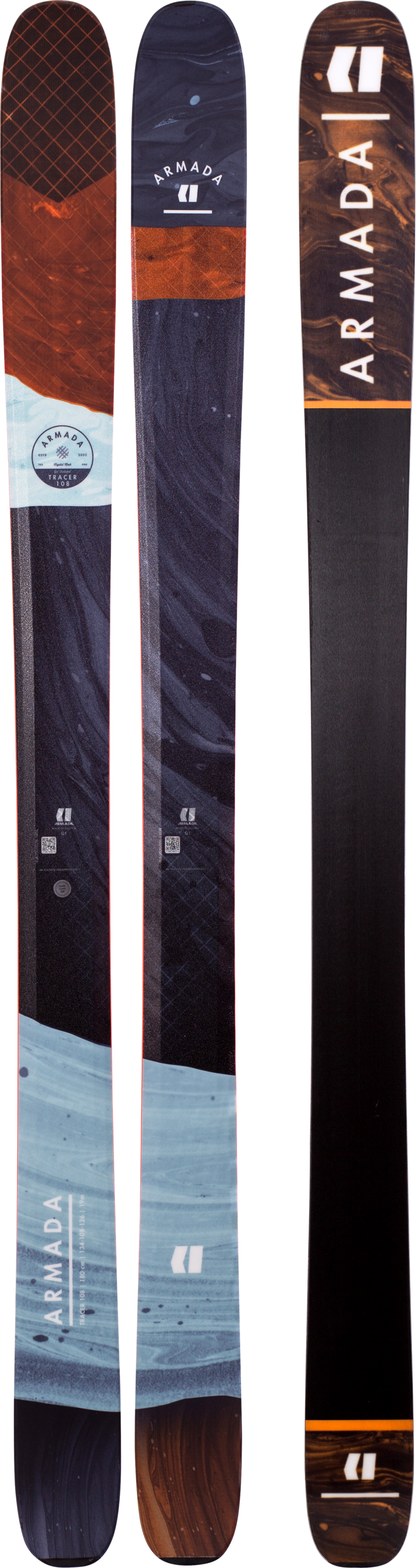 Armada Tracer 108 Skis - Armada Ski Tracer 108 (900x3393), Png Download