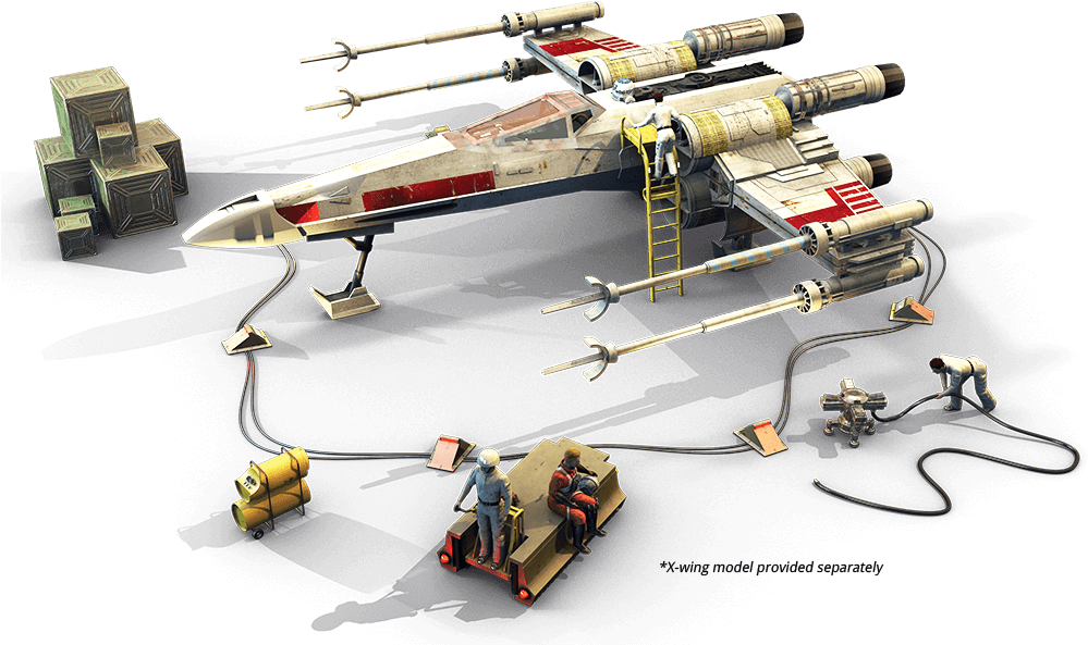 Is Ideal For Creating A Detailed Display Of Your X-wing - X Wing Fighter Deagostini (1024x704), Png Download