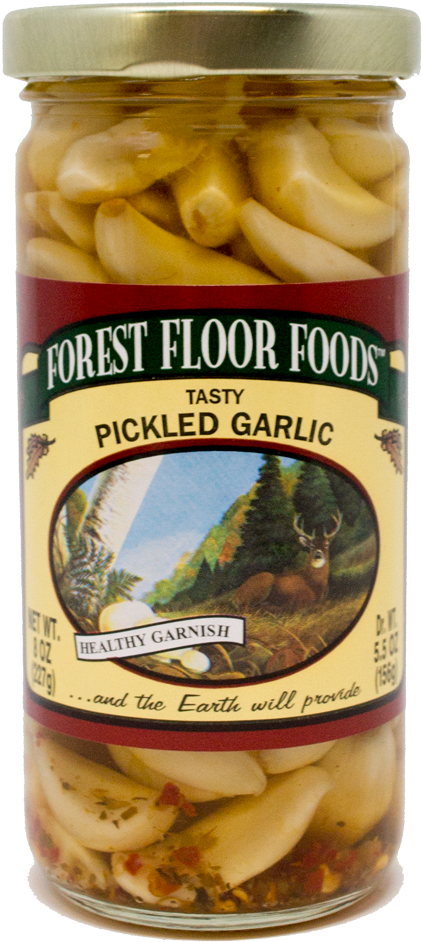 Forest Floor Pickled Garlic Cloves (1000x1001), Png Download