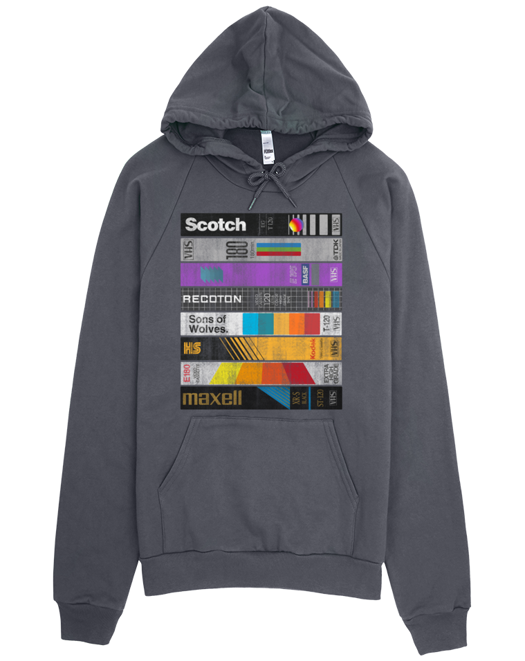 Vhs Hooded Pullover Sweatshirt Vhs Vintage Polaroid - Ww2 Tank Destroyer Jacket (1000x1000), Png Download