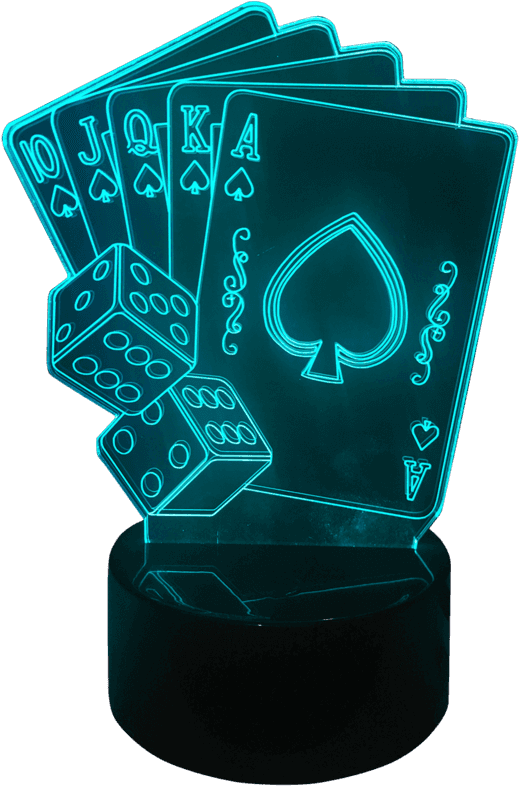 Ø Base 100 X H - Bella House Cards Design 3d Optical Illusion Night (640x853), Png Download