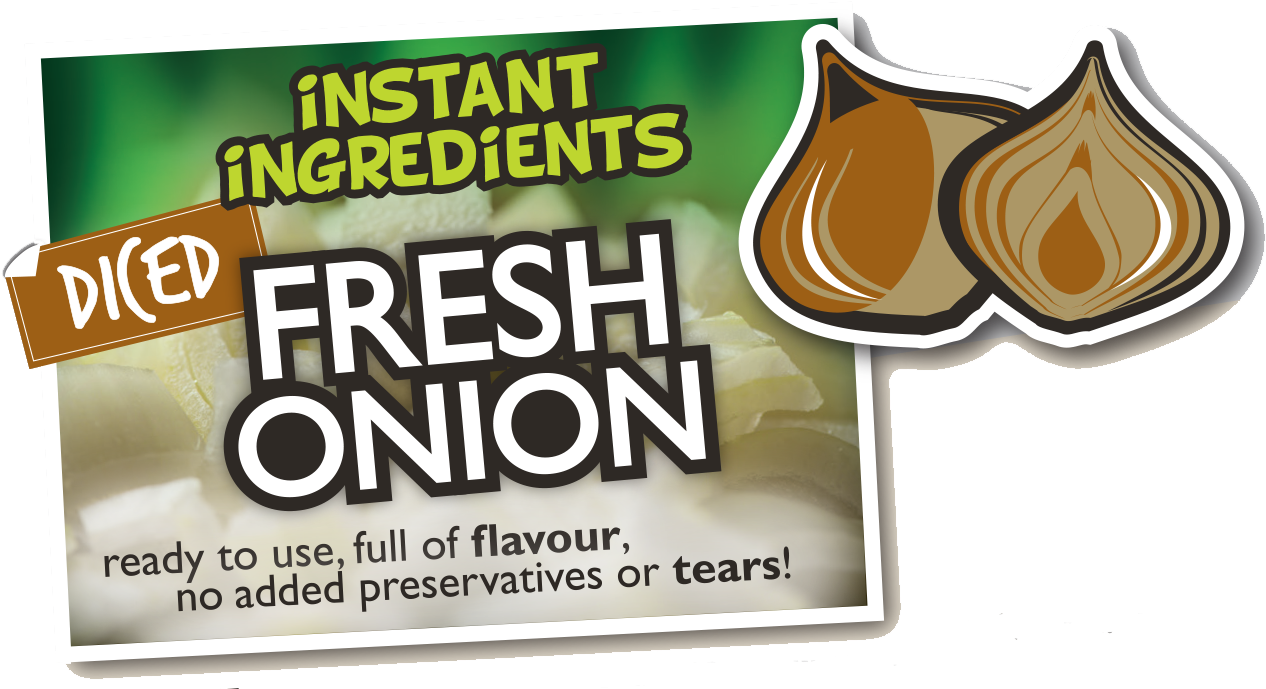 Instant Ingredients Chopped Garlic (1287x694), Png Download