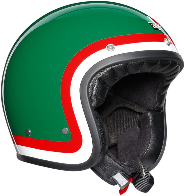 A Vintage Style Open Face Helmet With Modern Day Safety - Agv X70 Pasolini Helmet (1200x1200), Png Download